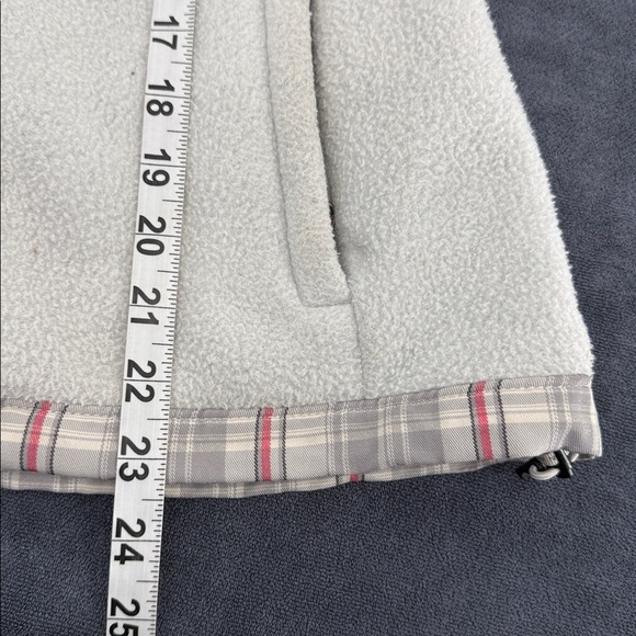 The North Face Denali Fleece Jacket Grey Plaid Sz XS Polartec Full Zip Gorpcore - Picture 9 of 15